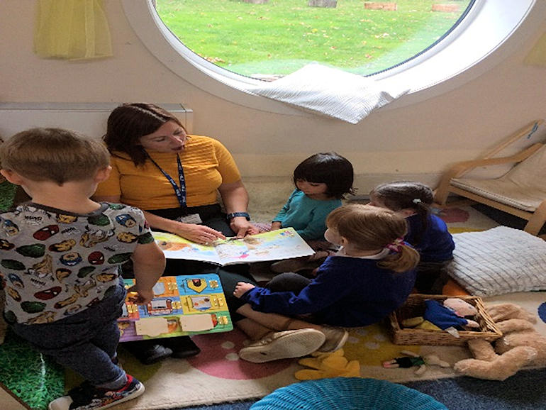 Indoor learning at Nursery